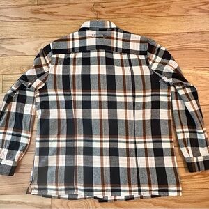 Duluth Trading Company women’s flannel shirt.